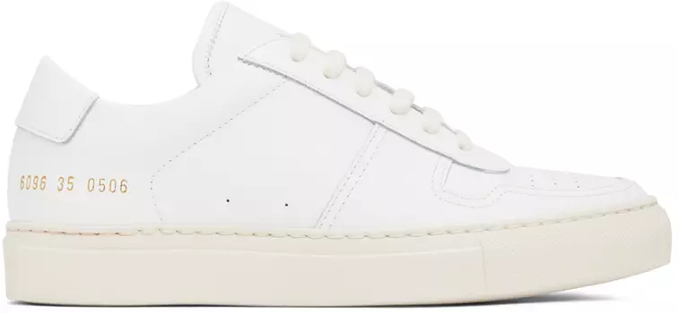 Белые низкие кроссовки BBall Bumpy Common Projects