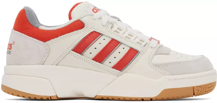 Белые низкие теннисные кроссовки adidas Originals Torsion