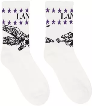 Белые носки Future Edition с логотипом Eagle Lanvin
