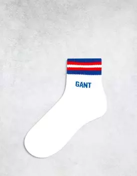 Белые носки с логотипом GANT