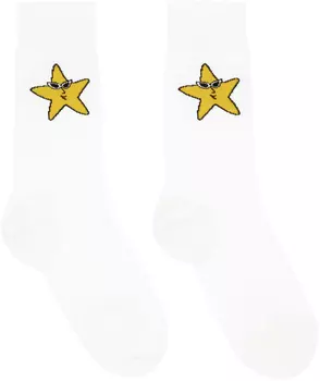 Белые носки Star Sky High Farm Workwear