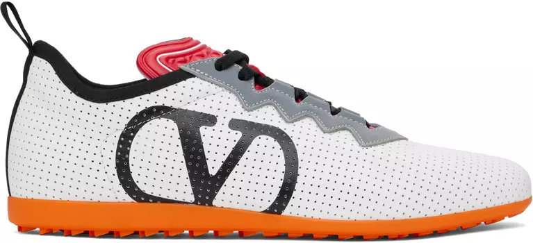 Белые новые кроссовки для бега Valentino Garavani