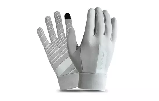 Белые объемные спортивные перчатки BAIJUAN Unisex, Серый