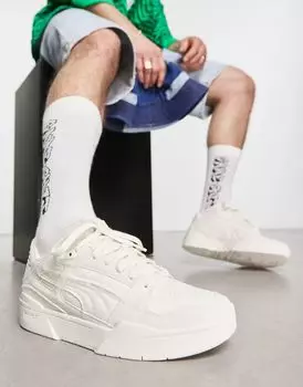 Белые парусиновые кроссовки PUMA Slipstream Blank