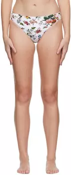 Белые плавки бикини Thea Erdem