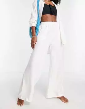 Белые пляжные брюки Volcom X CoCo Ho