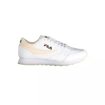 Белые полиэтиленовые женские кроссовки Fila