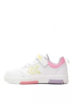 Белые прогулочные кроссовки для девочек 900382-9007-HML MOLINA JR Hummel, белый