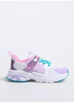 Белые прогулочные кроссовки для девочек 900469-3326-HML MALONE JR Hummel, белый