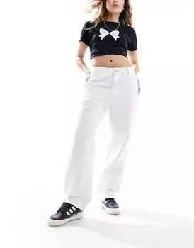 Белые прямые брюки Carhartt WIP Pierce