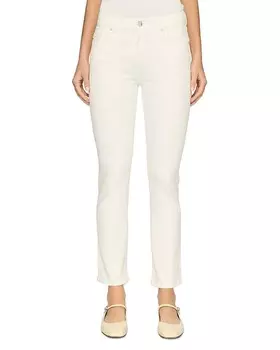 Белые прямые джинсы до щиколотки с высокой посадкой DL1961 Mara, белый