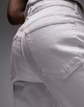 Белые прямые джинсы Topshop Tall