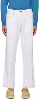 Белые рабочие джинсы Noah