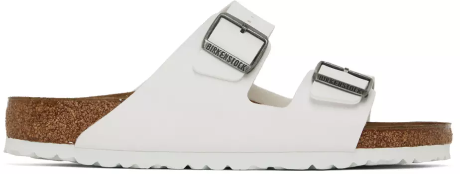 Белые сандалии Arizona стандартного размера Birkenstock