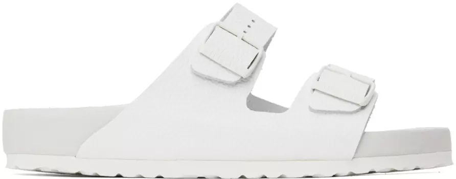 Белые сандалии Birkenstock Arizona Regular Regular
