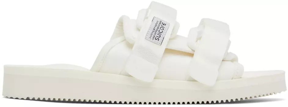 Белые сандалии MOTO-Cab Suicoke