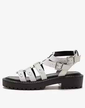 Белые сандалии в стиле вестерн с двумя ремешками Off The Hook Elverson