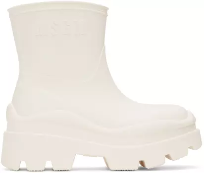 Белые сапоги Supergomma MSGM