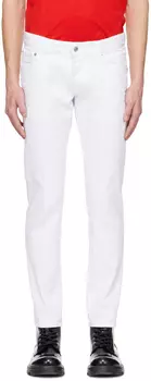 Белые сексуальные джинсы Dean Dsquared2
