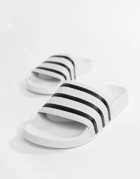 Белые шлепанцы adidas Originals Adilette 280648