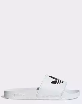 Белые шлепанцы adidas Originals Adilette Lite