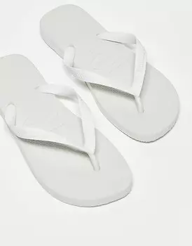 Белые шлепанцы унисекс Classic Top Havaianas