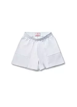 Белые шорты для девочек с логотипом Wittypoint