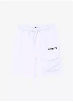 Белые шорты для мальчика D4SB-SHT3025 Discovery Expedition, белый
