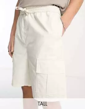 Белые шорты карго из твила Another Influence