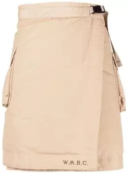 Белые шорты-карго Mountaineering с запахом White Mountaineering, нейтральный