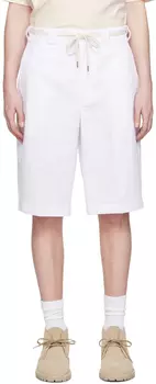 Белые шорты на шнурке Drole De Monsieur