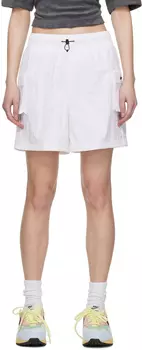 Белые шорты с карманами и клапанами Nike