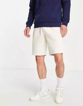 Белые шорты с логотипом adidas Originals Trefoil Essentials