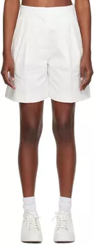 Белые шорты с запятой Max Mara