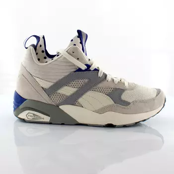 Белые синтетические женские кроссовки Trinomic r698 Mid Street 360903 01 Puma, белый