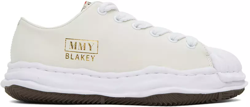 Белые скульптурные кроссовки Miharayasuhiro