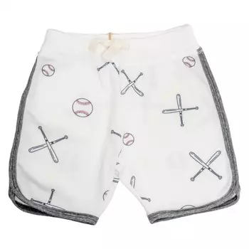 Белые спортивные бейсбольные шорты Cozii, белый