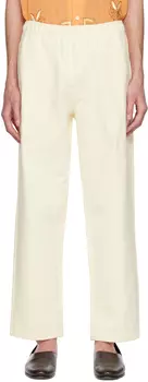 Белые спортивные штаны с тремя карманами Bode