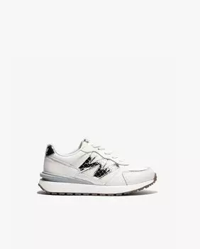 Белые спортивные туфли для девочек с фирменной деталью сбоку Conguitos, белый