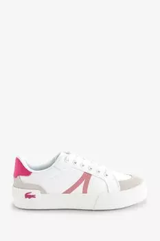 Белые спортивные туфли Juniors Girlsl Lacoste, белый