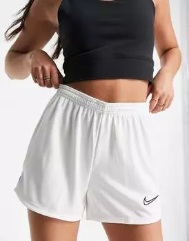 Белые сухие шорты Nike Football Academy