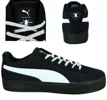 Белые текстильные мужские кроссовки X Daily Paper Cord Up 363457 01 b77d Puma, черный