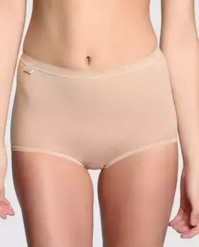 Белые трусики Sloggi, бежевый
