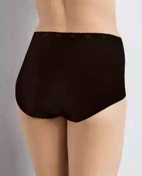 Белые трусики Sloggi, черный