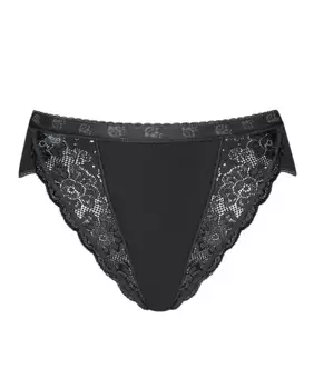 Белые трусики Sloggi, черный