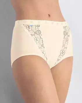 Белые трусики Sloggi, оранжевый