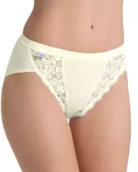 Белые трусики Sloggi, оранжевый