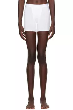 Белые трусы-боксеры CDLP