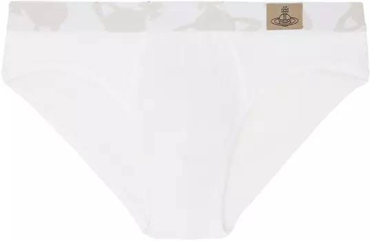 Белые трусы Vivienne Westwood Orb