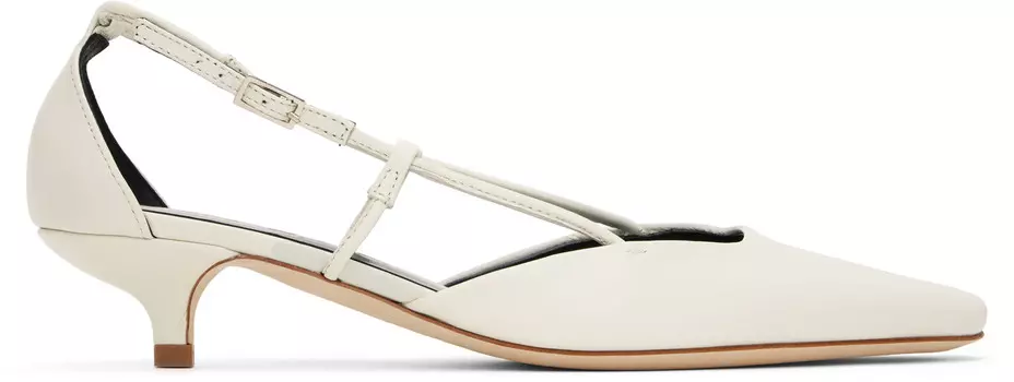 Белые туфли Франсин BY FAR